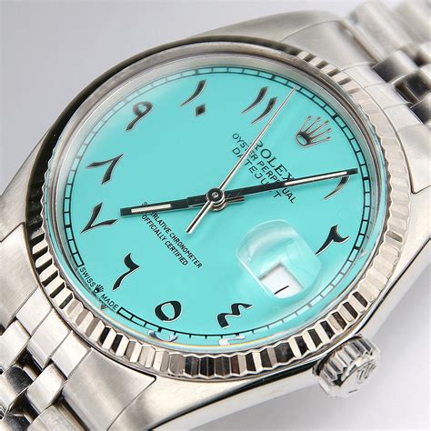 rolex with arabic letters|Rolex tiffany arabic dial.